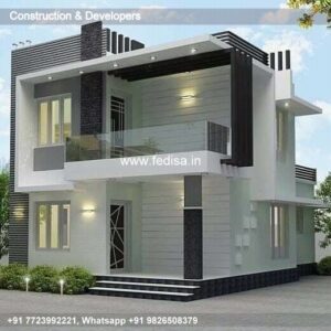 House front design  new house design duplex house design Model No - 0518