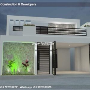 House front design  new house design duplex house design Model No - 0521