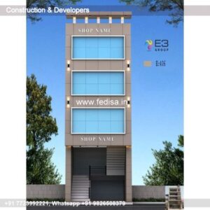 House front design  new house design duplex house design Model No - 0524