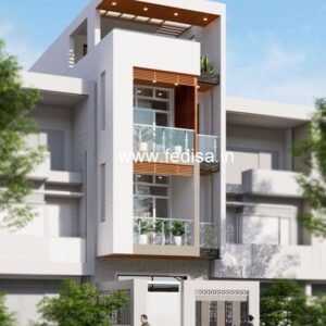 House front design  new house design duplex house design Model No - 0525