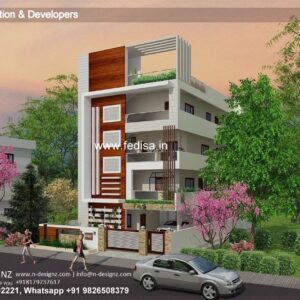 House front design  new house design duplex house design Model No - 0529