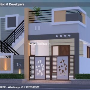 House front design  new house design duplex house design Model No - 0530