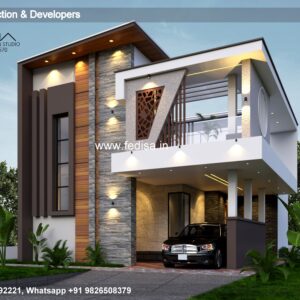 House front design  new house design duplex house design Model No - 0534