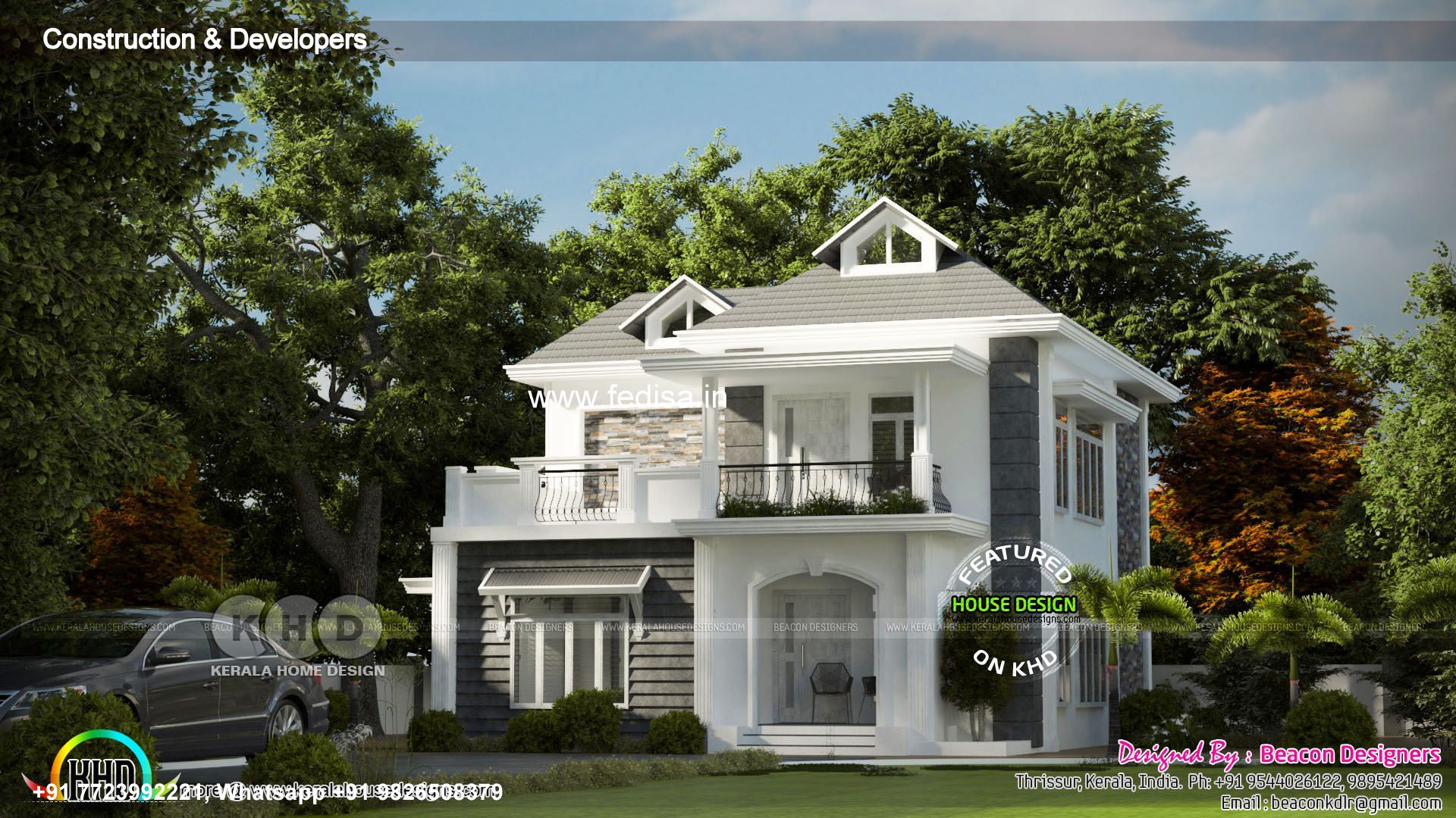 Luxury house house design modern house design -Model No - 0544