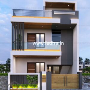 House front design new house design duplex house design Model No - 0545