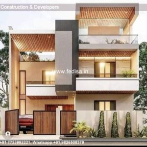 House front design  new house design duplex house design Model No - 0547