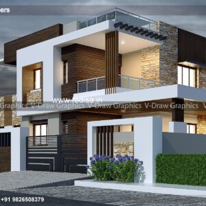 Luxury house house design modern house design -Model No - 0547