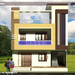 House front design  new house design duplex house design Model No - 0552