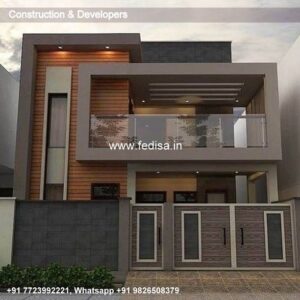 House front design  new house design duplex house design Model No - 0555