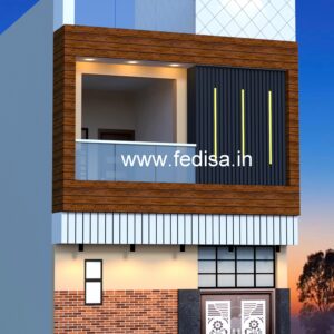 House front design  new house design duplex house design Model No - 0556