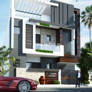 House front design  new house design duplex house design Model No - 0563
