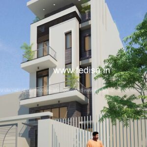 House front design  new house design duplex house design Model No - 0563