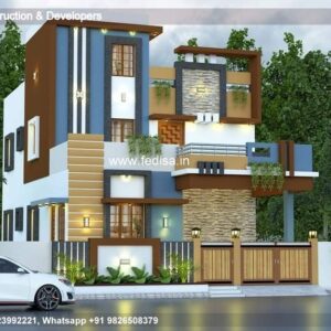 House front design  new house design duplex house design Model No - 0565