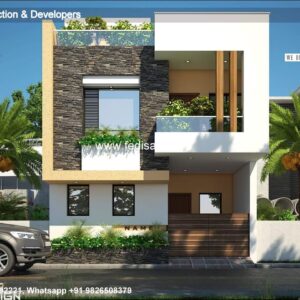 House front design  new house design duplex house design Model No - 0568
