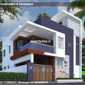 House front design  new house design duplex house design Model No - 0575