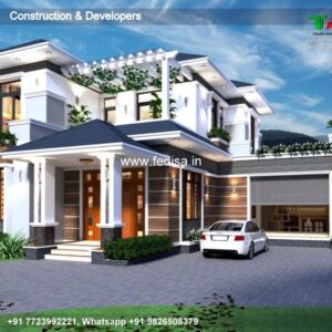 House front design  new house design duplex house design Model No - 0580