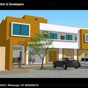 House front design  new house design duplex house design Model No - 0589