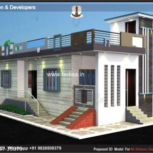 House front design  new house design duplex house design Model No - 0593