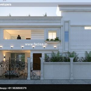 House front design  new house design duplex house design Model No - 0597