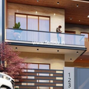 House front design  new house design duplex house design Model No - 0597