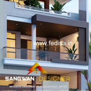 House front design  new house design duplex house design Model No - 0600
