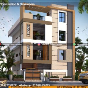 House front design  new house design duplex house design Model No - 0602