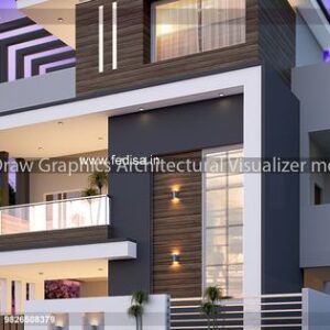 House front design  new house design duplex house design Model No - 0602