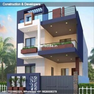 House front design  new house design duplex house design Model No - 0606