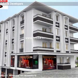House front design  new house design duplex house design Model No - 0609