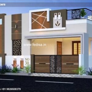 House front design  new house design duplex house design Model No - 0612