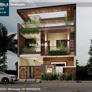 House front design new house design duplex house design Model No - 0613