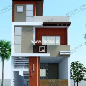 House front design new house design duplex house design Model No - 0611