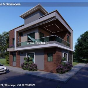 House front design  new house design duplex house design Model No - 0612