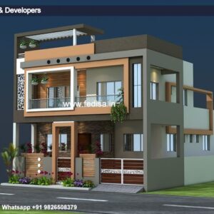 House front design  new house design duplex house design Model No - 0617