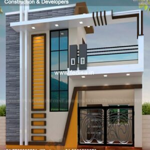 House front design  new house design duplex house design Model No - 0617