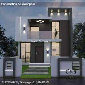 House front design  new house design duplex house design Model No - 0618