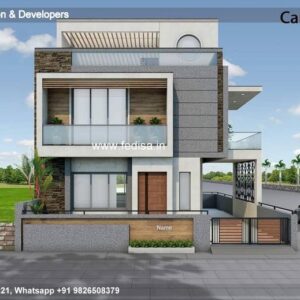House front design  new house design duplex house design Model No - 0620