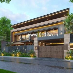 House front design  new house design duplex house design Model No - 0618