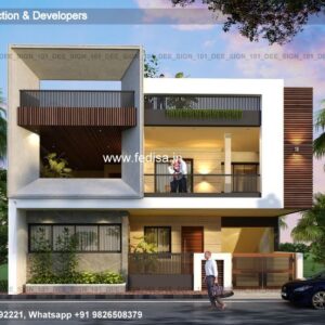 House front design  new house design duplex house design Model No - 0625