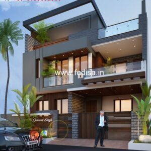 House front design  new house design duplex house design Model No - 0626