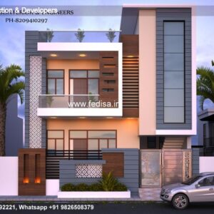 House front design  new house design duplex house design Model No - 0630