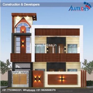 House front design  new house design duplex house design Model No - 0631