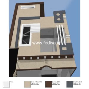 House front design  new house design duplex house design Model No - 0632