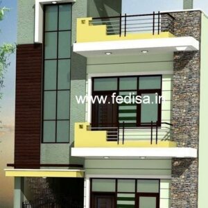 House front design  new house design duplex house design Model No - 0634