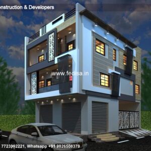 House front design  new house design duplex house design Model No - 0638