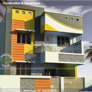 House front design  new house design duplex house design Model No - 0642