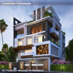 House front design  new house design duplex house design Model No - 0643
