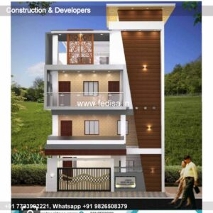 House front design  new house design duplex house design Model No - 0644