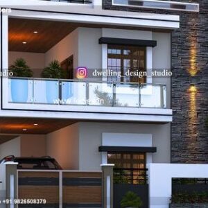 House front design  new house design duplex house design Model No - 0643