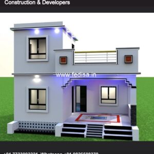 House front design  new house design duplex house design Model No - 0645
